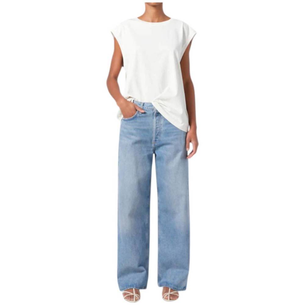 NEW AGOLDE low slung baggy jeans in libertine
